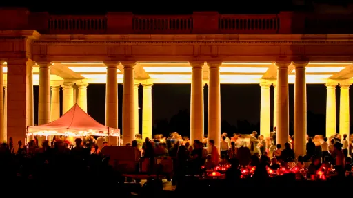 Cheesman Park Pavlion Panorama